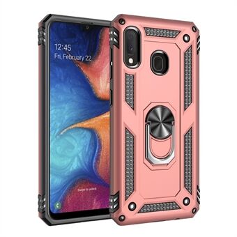 Hybrid PC TPU Kickstand Armor Phone Case Shell for Samsung Galaxy A20e