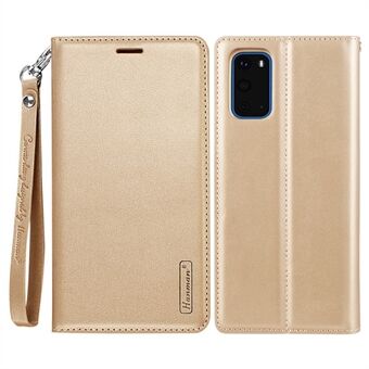 HANMAN Minor Series til Samsung Galaxy S20 Plus 4G / 5G Læder Telefon Pung Etui Beskyttende Stand Cover