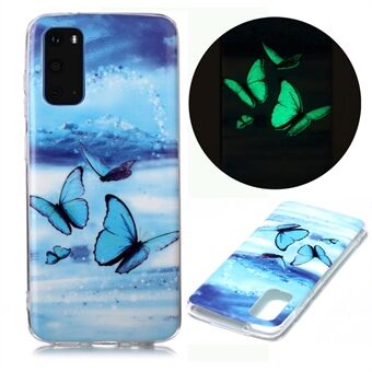 Noctilucent TPU mønsterudskrivning IMD Cover Shell til Samsung Galaxy S20