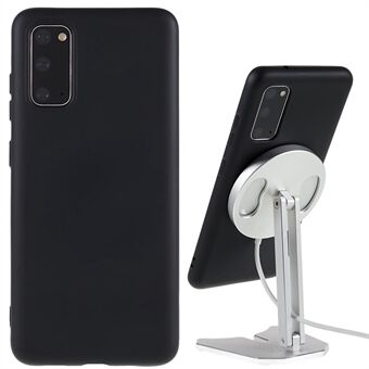 Liquid Series til Samsung Galaxy S20 4G / 5G Magnetic Case Flydende Silikone Blød TPU Scratch cover