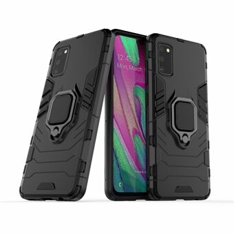 Finger Ring Holder Kickstand PC + TPU Shell Cover til Samsung Galaxy A41 (global version)