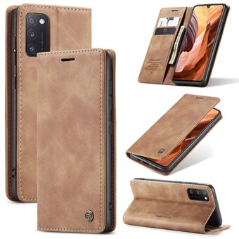 CASEME 013-seriens cover Autoabsorberet læderpungetui til Samsung Galaxy A41 (global version)