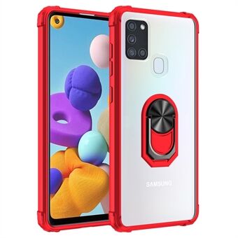 Ring Kickstand PC+TPU telefonbeskytter skal til Samsung Galaxy A21s