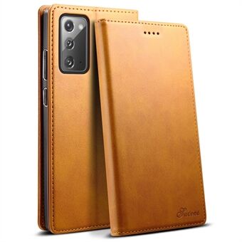 SUTENI- Stand tegnebogsdesign Magnetisk autolukkende PU-lædertelefoncover til Samsung Galaxy Note 20