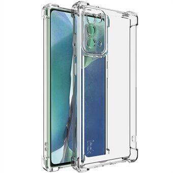 IMAK UX-4 Serien til Samsung Galaxy Note20 5G / Note20 Etui Lige Ramme Fire Hjørne Stødsikker Klar TPU Cover