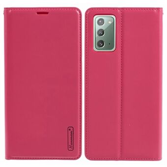 HANMAN Minuo-serien til Samsung Galaxy Note20 / Note20 5G-etui i PU-læder til mobiltelefon.