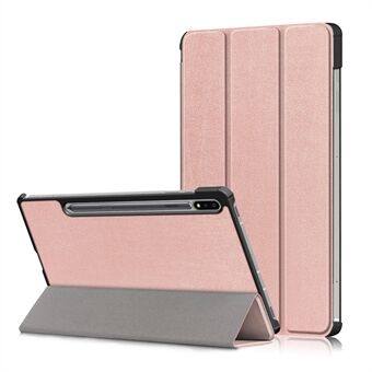 Tri-fold Stativ Læder Smart-etui til Samsung Galaxy Tab S7 T870 T875 / Tab S8