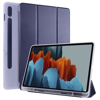 Tri-fold Stand Læder Smart Case med Penneslot til Samsung Galaxy Tab S7 T870 / T875 / S8