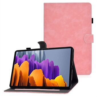 Ko-skind tekstur læder TPU bund tablet-etui til Samsung Galaxy Tab S7 T870 / Samsung Galaxy Tab S8 X700/X706