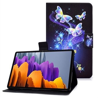 Til Samsung Galaxy Tab S7 T870/Galaxy Tab S8 X700 X706 Anti-drop Mønsterudskrift Læder Tablet Etui Beskyttelsescover