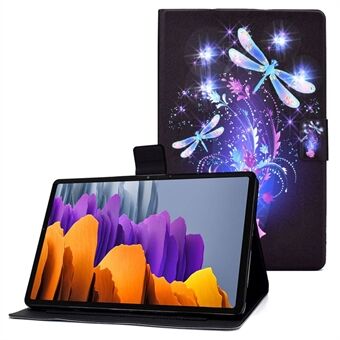 For Samsung Galaxy Tab S7 T870 / Galaxy Tab S8 X700 X706 Anti-drop mønster print læder tablet etui beskyttelsescover.