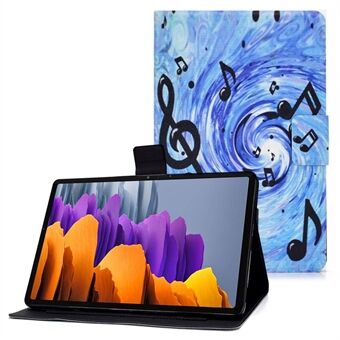 Til Samsung Galaxy Tab S7 T870/Galaxy Tab S8 X700 X706 Anti-drop Mønstertryk Læder Tablet Etui Beskyttende Cover