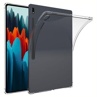 Til Samsung Galaxy Tab S7 / S8 Anti-drop Tablet Etui Forstærkede Hjørner Gennemsigtig TPU Cover