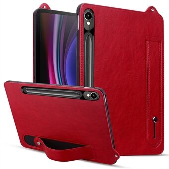 Tablet etui til Samsung Galaxy Tab S10 / S9 FE / S9 / S8 / S7 med håndrem, kickstand og lædercover