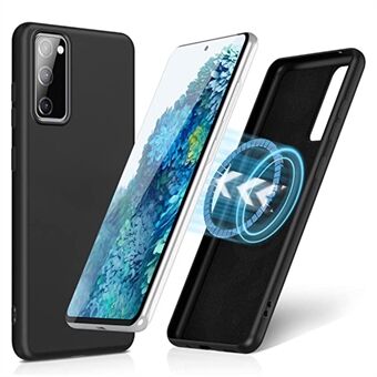 Liquid Series til Samsung Galaxy S20 FE 2022/S20 FE/S20 Fan Edition/S20 FE 5G/S20 Fan Edition 5G/S20 Lite Magnetisk flydende silikone-etui Blødt TPU-mikrofiberforing Drop Protective Cover