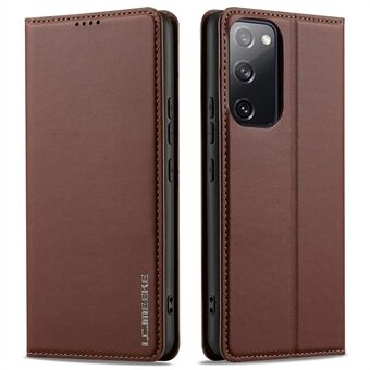 LC.IMEEKE L1-serien til Samsung Galaxy S20 FE 2022 / S20 FE 5G / S20 FE / S20 Lite Etui Læder Pung Stativ Telefon Cover