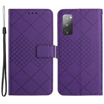 HT06 til Samsung Galaxy S20 FE 4G / FE 5G / S20 Lite / S20 FE 2022 Etui Blød PU-læder Telefoncover