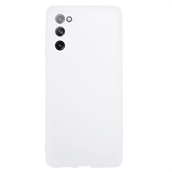 Til Samsung Galaxy S20 FE / S20 FE 5G / S20 Lite / S20 FE 2022 TPU-etui Mat telefoncover (præcis udskæring) - Transparent hvid