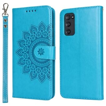 Til Samsung Galaxy S20 FE 4G / FE 5G / S20 Lite / S20 FE 2022-etuiet R61 Tekstur Wallet PU Læder Telefoncover