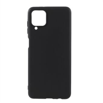 Ensfarvet mat, blødt TPU-cover til Samsung Galaxy A12