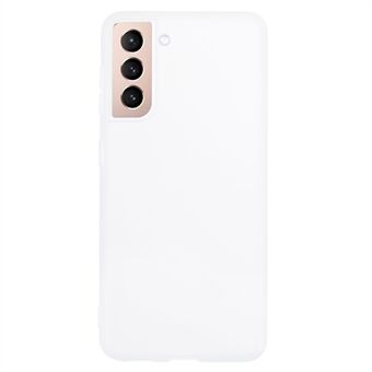 Til Samsung Galaxy S21 4G / 5G Cover Mat TPU Telefon Bagcover (Stort Baglinseshul) - Klar Hvid