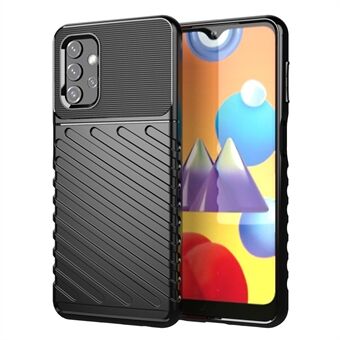 Thunder Series Blød TPU-telefonskal med Twill-teksturdesign til Samsung Galaxy A32 5G / M32 5G