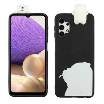 TPU Cover til Samsung Galaxy A32 5G 3D sød dukke mønster udskrivning telefon cover