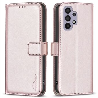 BINFEN COLOR BF17 til Samsung Galaxy A32 5G / M32 5G telefoncover PU Stand pungetui