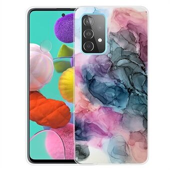 Til Samsung Galaxy A52 4G/5G / A52s 5G Marmormønster Design Blød TPU Anti-ridse Stødsikker beskyttende telefoncover