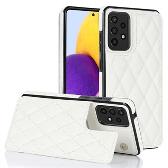 Til Samsung Galaxy A52 4G / 5G / A52s 5G RFID-blokerende telefontaske Kortholder Læder+TPU-støttecover