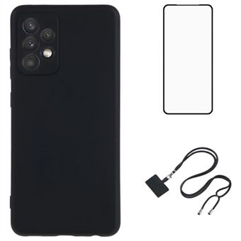 WANLONFENG RB1-serien til Samsung Galaxy A52 4G / 5G / A52s 5G TPU-telefoncover med skærmbeskytter