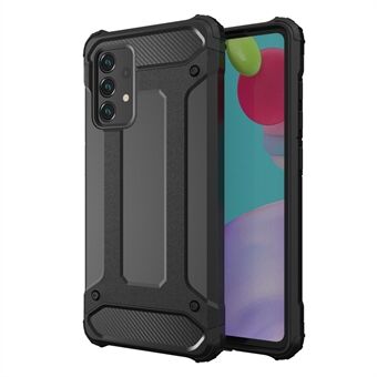 PC+TPU Dualbeskyttelses-telefon-etui til Samsung Galaxy A52s 5G / A52 5G / 4G, stødsikkert bagsidecover til mobiltelefon - sort.