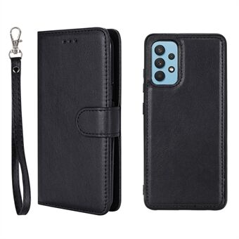 Magnetic KT Leather Series-3 Aftageligt 2-i-1 faldsikkert lædercover til Samsung Galaxy A32 4G (EU-version)