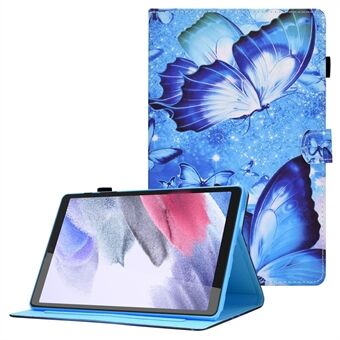 Til Samsung Galaxy Tab A7 Lite 8,7-tommer SM-T220 (Wi-Fi)/SM-T225 Tablet Læder Taske Mønster Print Kortholder Cover Stand Shell