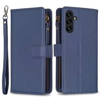 BF Style-19 til Samsung Galaxy A13 5G telefontaske Lynlåslomme PU-lædertelefoncover med Stand