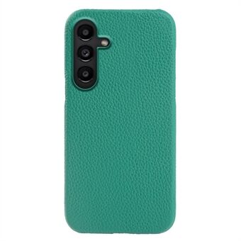 Magnetisk mobiltelefon etui til Samsung Galaxy A13 5G, ægte ko læderbelagt PC bagkabinet.