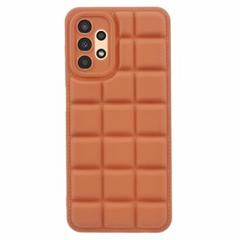 Til Samsung Galaxy A13 4G / 5G / A04s 4G (164,7 x 76,7 x 9,1 mm) Etui med dunjakke struktur, blød TPU mobiltelefon etuier.