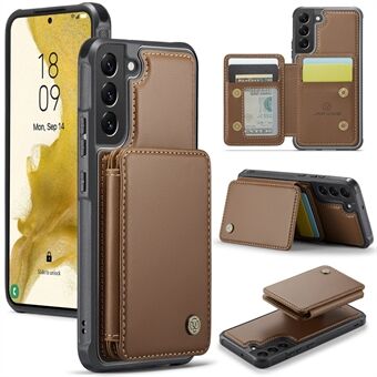 JEEHOOD J05 Til Samsung Galaxy S22 5G Etui TPU+PU Telefon Cover med Magnetisk Aftagelig Kortholder