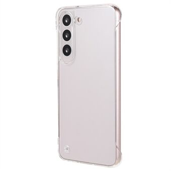 Til Samsung Galaxy S22 5G Transparent Hard PC Anti-drop Telefon Case Rammeløs Smartphone Bagcover