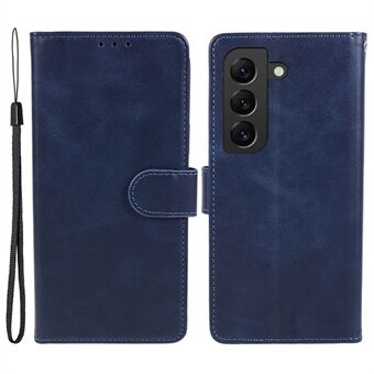 Til Samsung Galaxy S22 5G tegnebog PU læder telefontaske Calf Texture Stand Beskyttende Cover