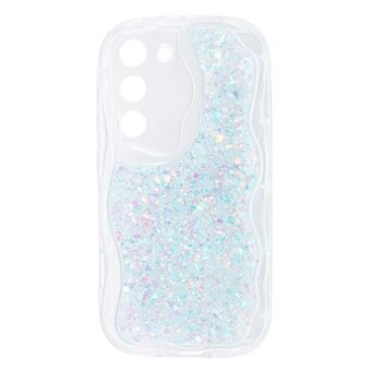 JTW-serien til Samsung Galaxy S22 5G TPU-etui Glitter Pailletter Epoxi Telefoncover