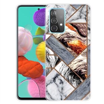 Marmor mønster IMD Anti-Ridse Blød TPU Beskyttende Cover til Samsung Galaxy A33 5G