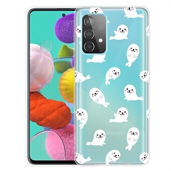 TPU-mobiltelefonbagcover IMD-mønsterudskrivning Ikke-gulende fleksibelt cover til Samsung Galaxy A33 5G