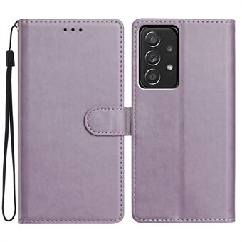 Til Samsung Galaxy A33 5G Læder Telefoncover Pung Stand Cover med Praktisk Rem