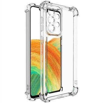 IMAK UX-4 Series til Samsung Galaxy A33 5G Cover Lige Ramme Fire Hjørne Stødsikker Klar TPU Cover