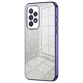 Til Samsung Galaxy A33 5G Case Præcist Udstanset Gradient Glitter Design Telefon Bagside Beskytter