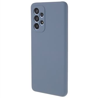 Til Samsung Galaxy A53 5G blødt TPU etui Gummibelagt anti-ridsefiberfor indvendigt telefoncover