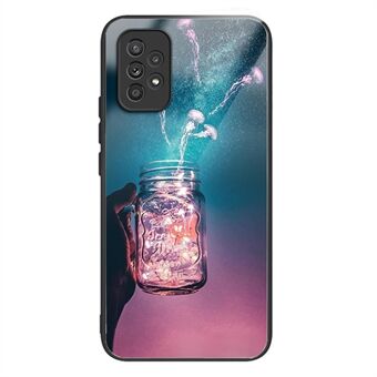 TPU-cover af hærdet glas til Samsung Galaxy A53 5G telefonetui Mønstertryk Anti-ridse tyndt cover