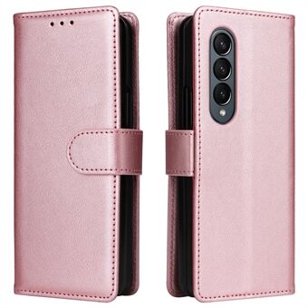 Til Samsung Galaxy Z Fold4 5G Etui PU Læder Telefon Cover med 3 Kortpladser