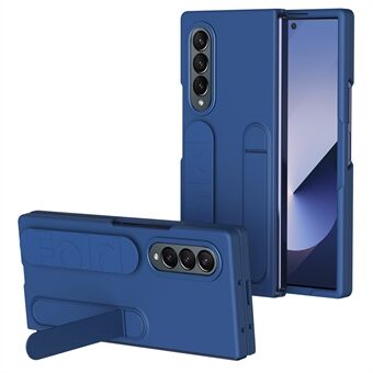 Til Samsung Galaxy Z Fold4 5G Etui Kickstand Håndledsrem PC+Silikone Telefon Cover